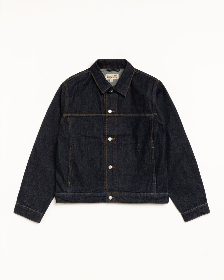 giacca da camionista in denim