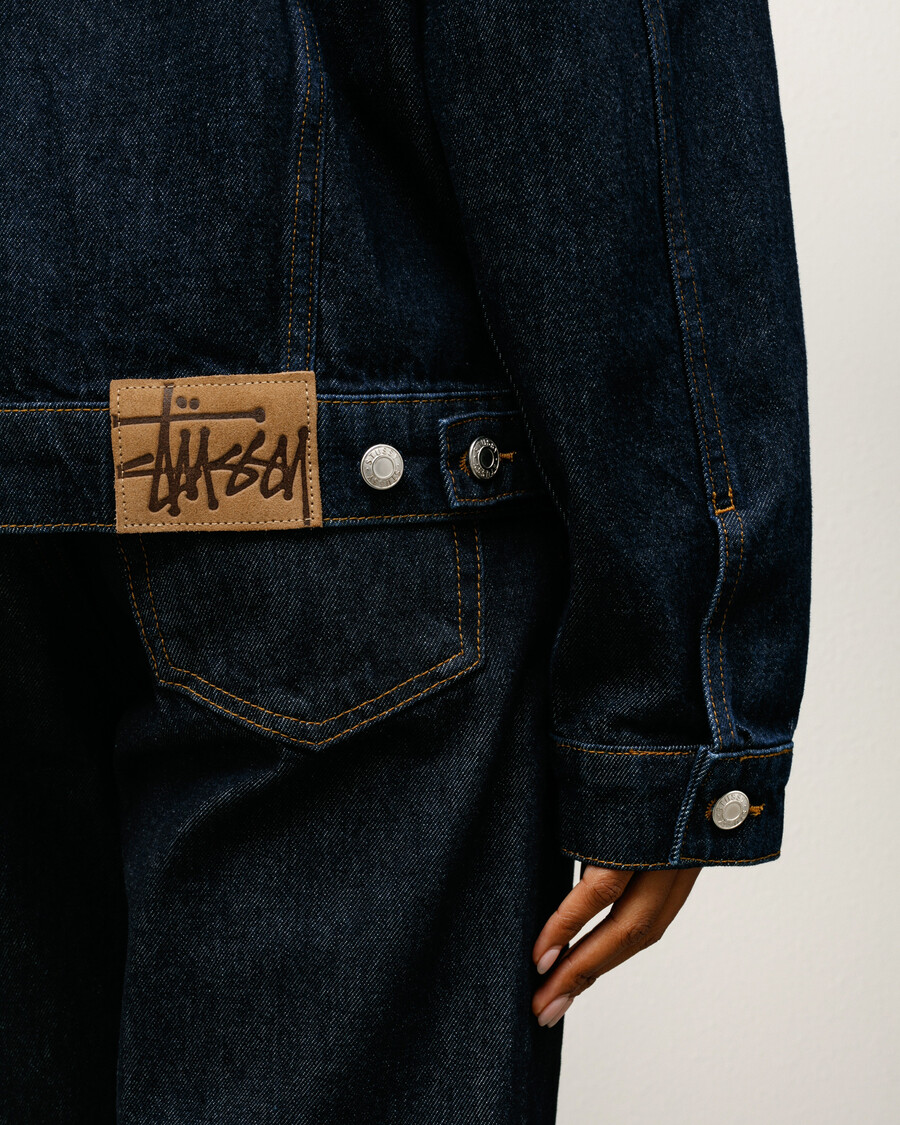 giacca da camionista in denim