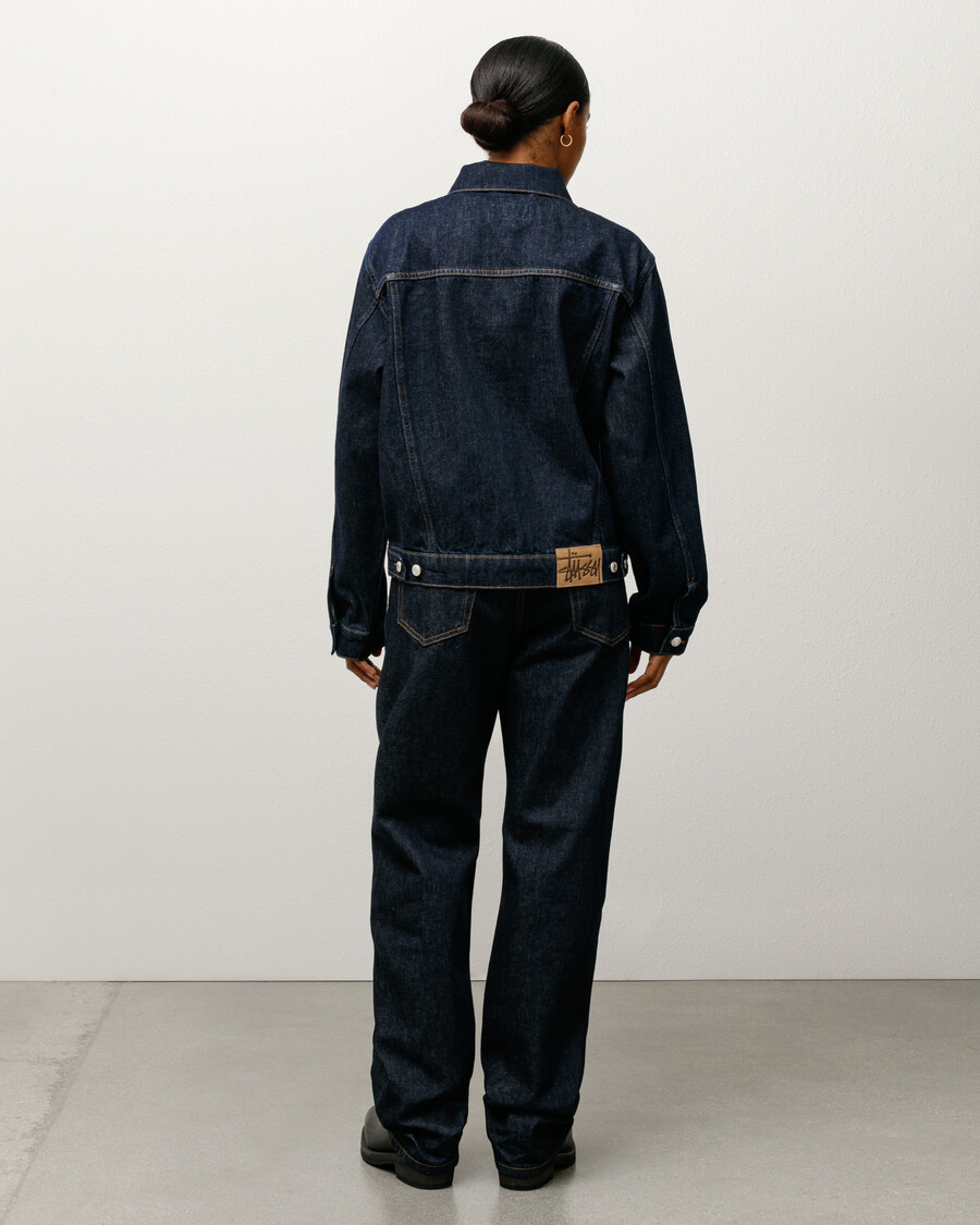 giacca da camionista in denim