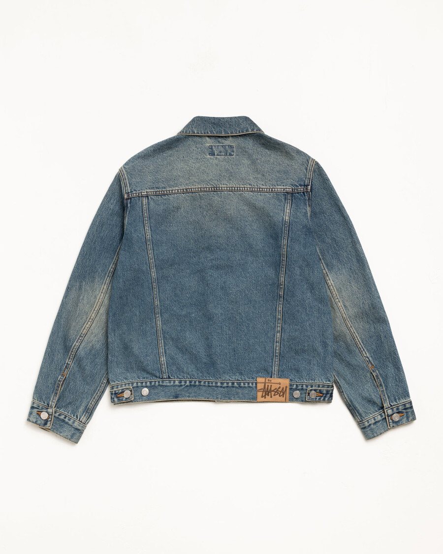 giacca da camionista in denim