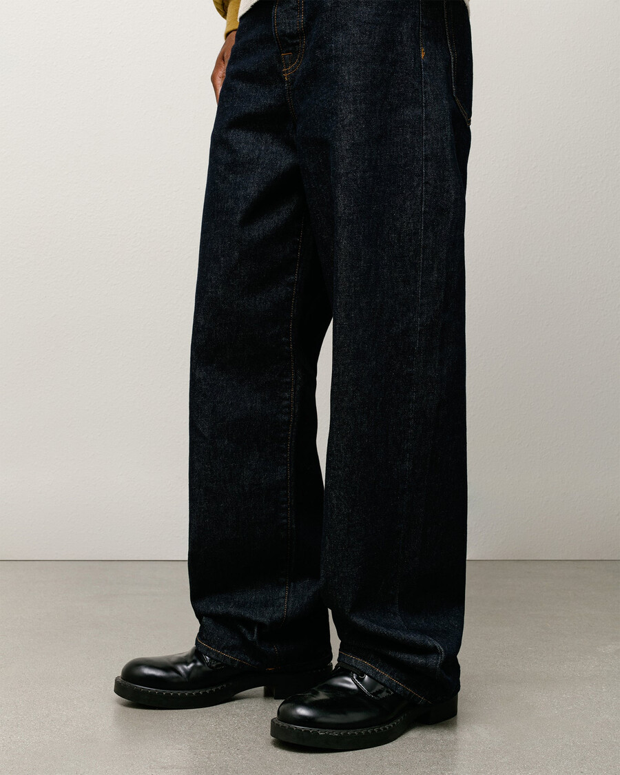 jeans denim rilassati