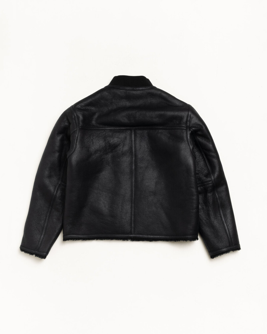 bomber reversibile in shearling
