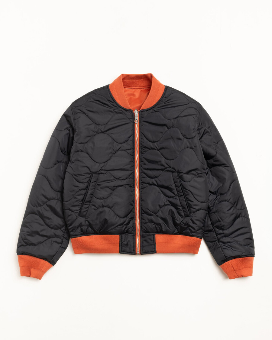 giacca bomber reversibile built