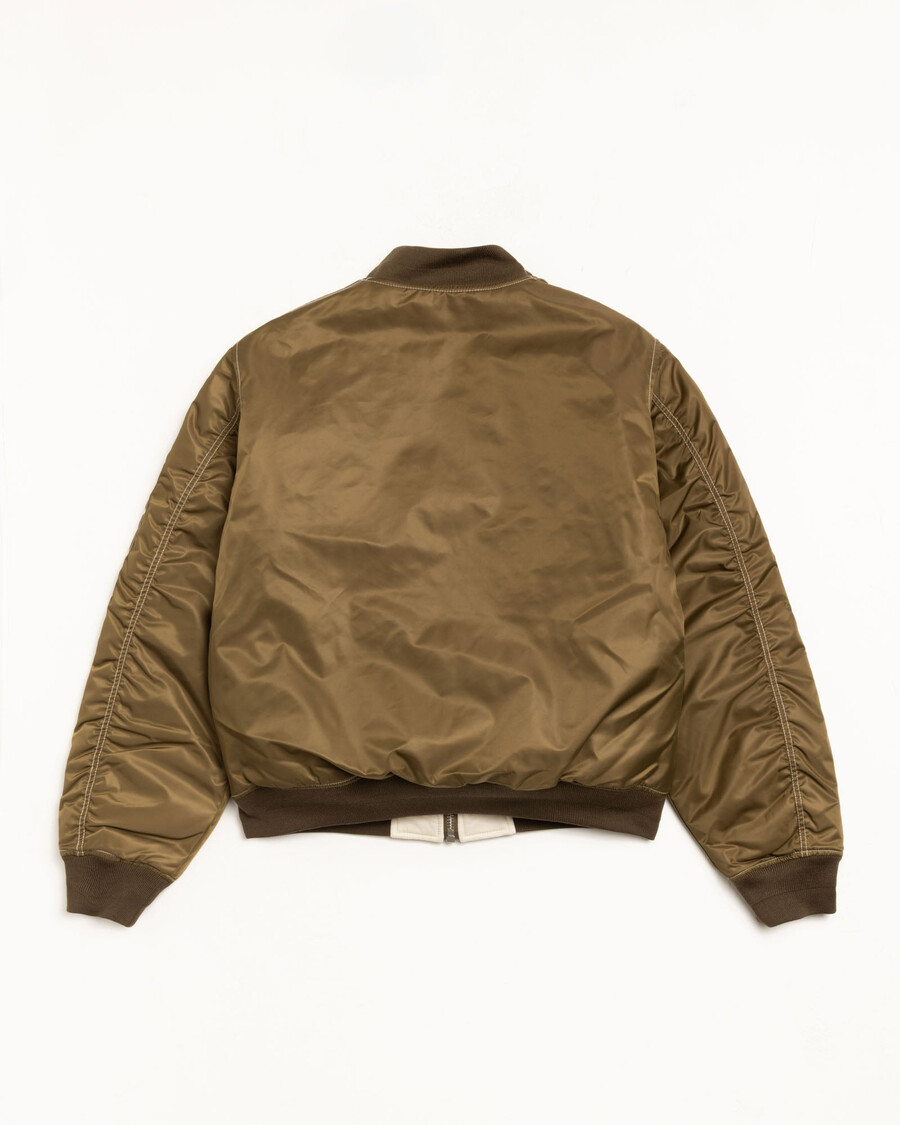giacca bomber reversibile built