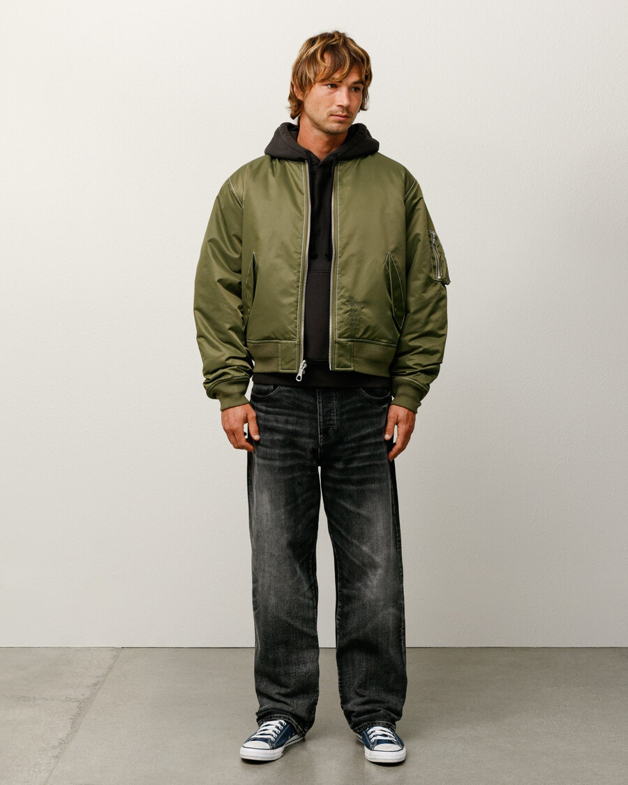 giacca bomber reversibile built