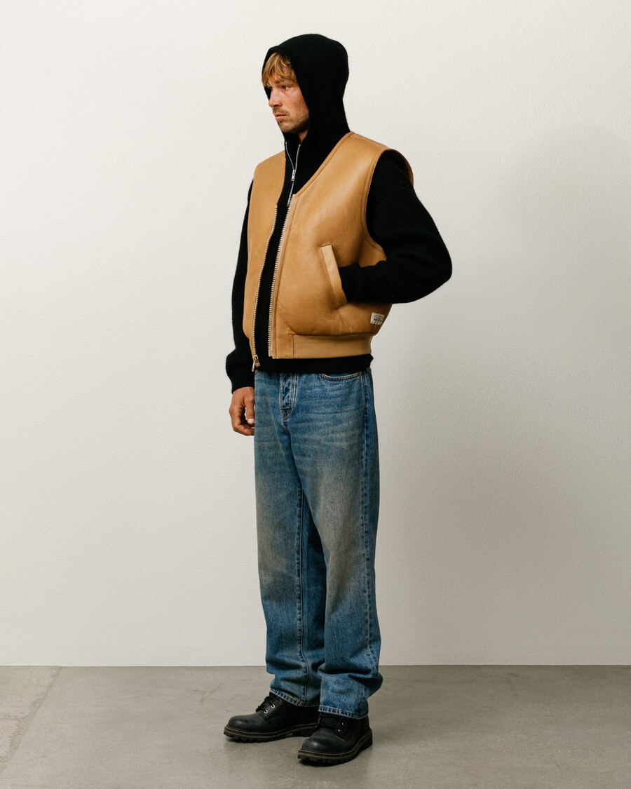 gilet in montone