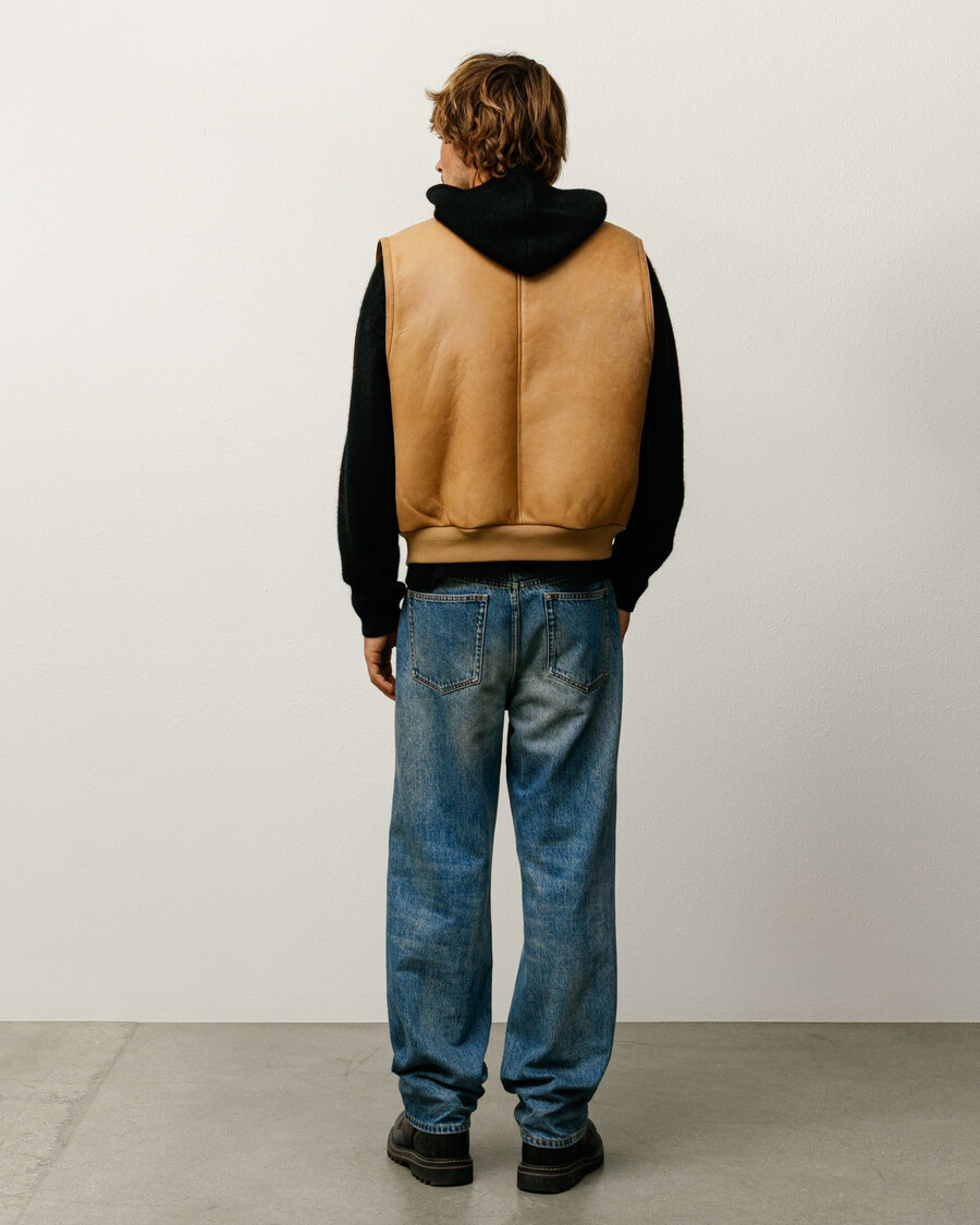 gilet in montone