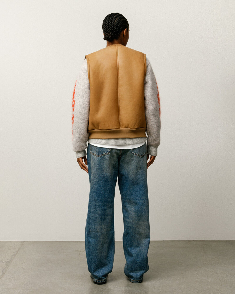 gilet in montone