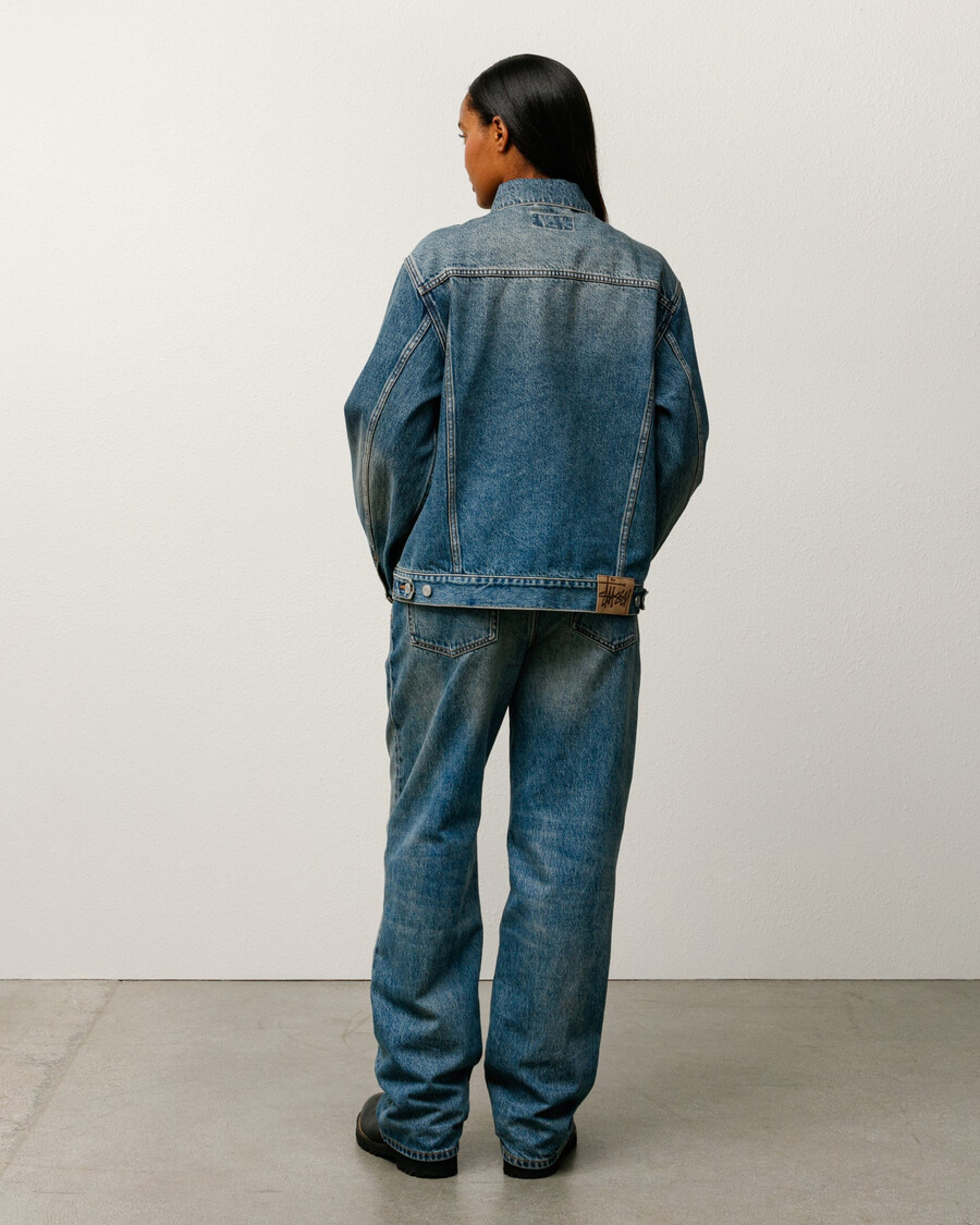giacca da camionista in denim