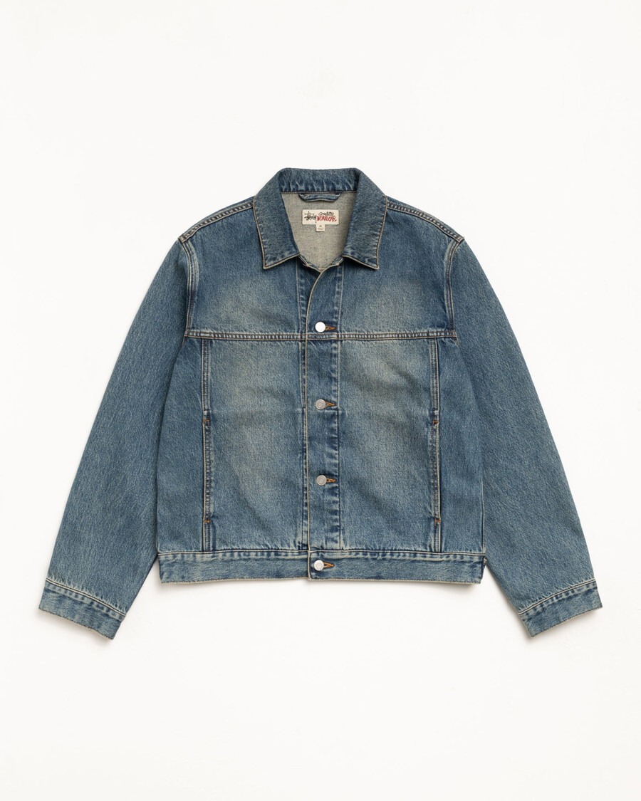 giacca da camionista in denim