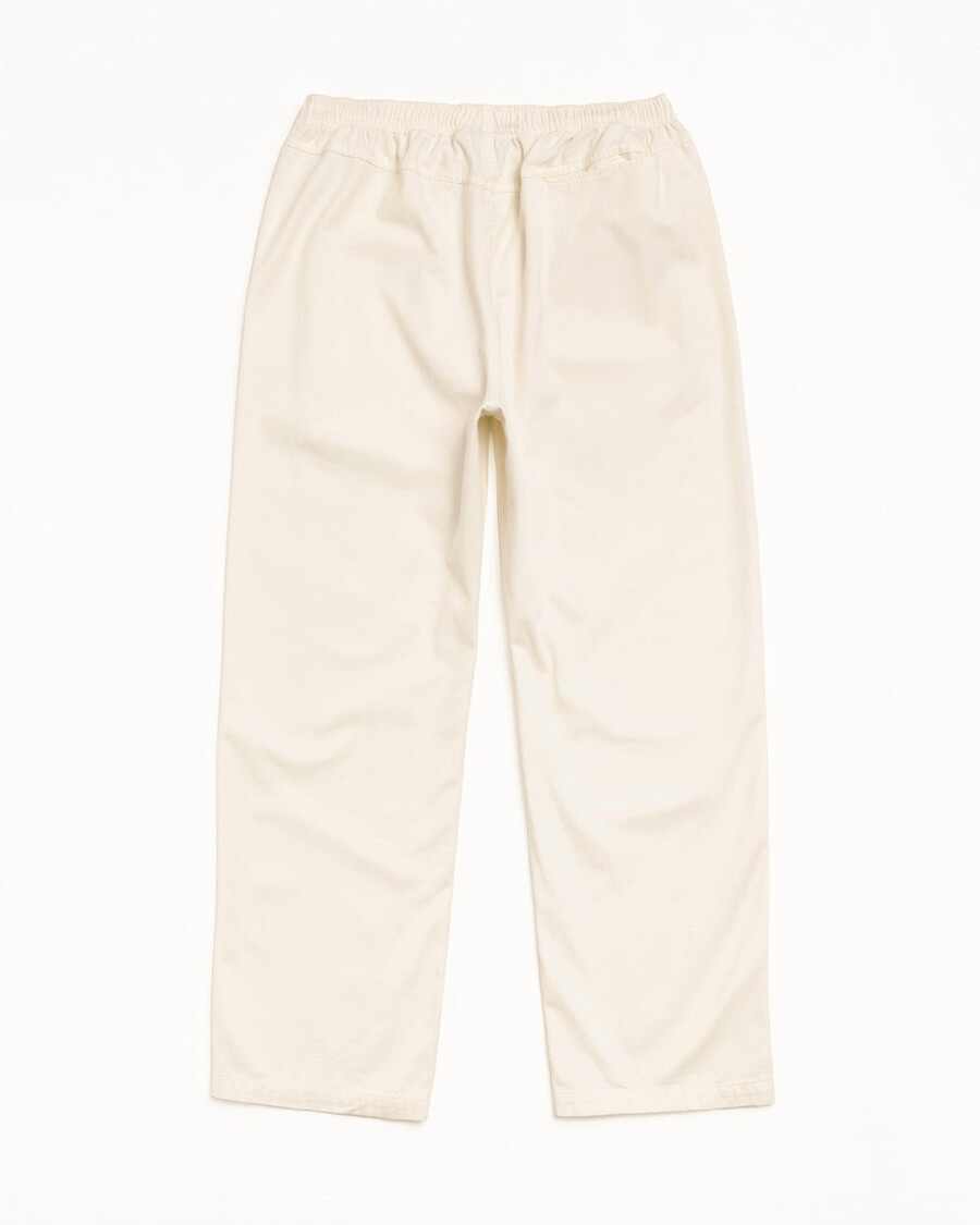 pantaloni da spiaggia in twill di cotone