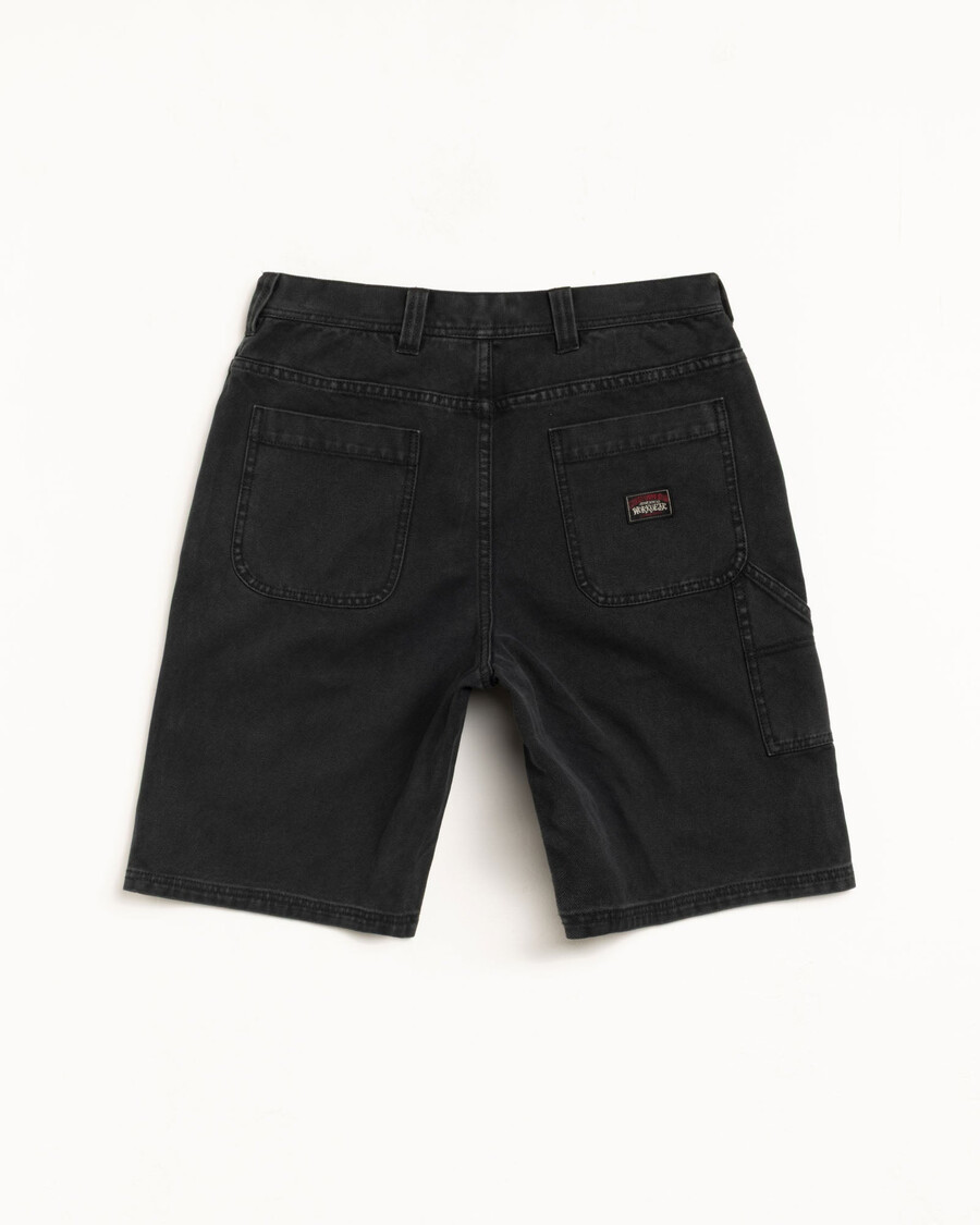 pantaloncini da lavoro in tela lavata