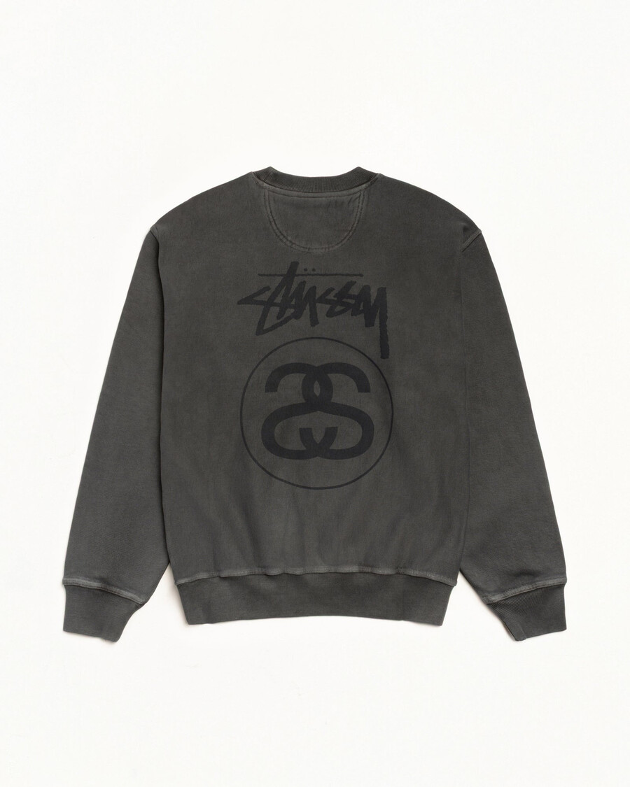 stock link crew pigment dyed