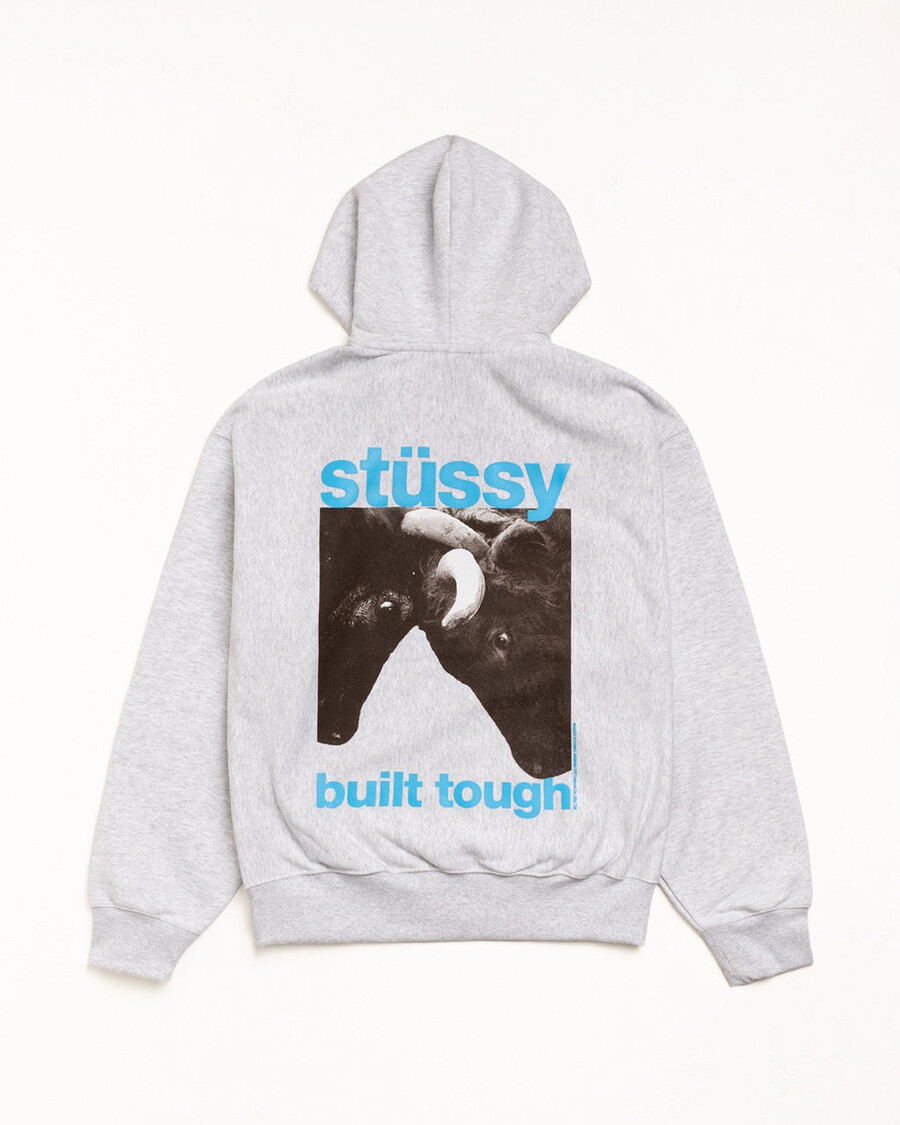 felpa con cappuccio e zip built tough