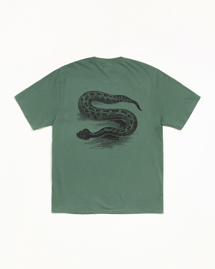 maglietta serpente pigmentata