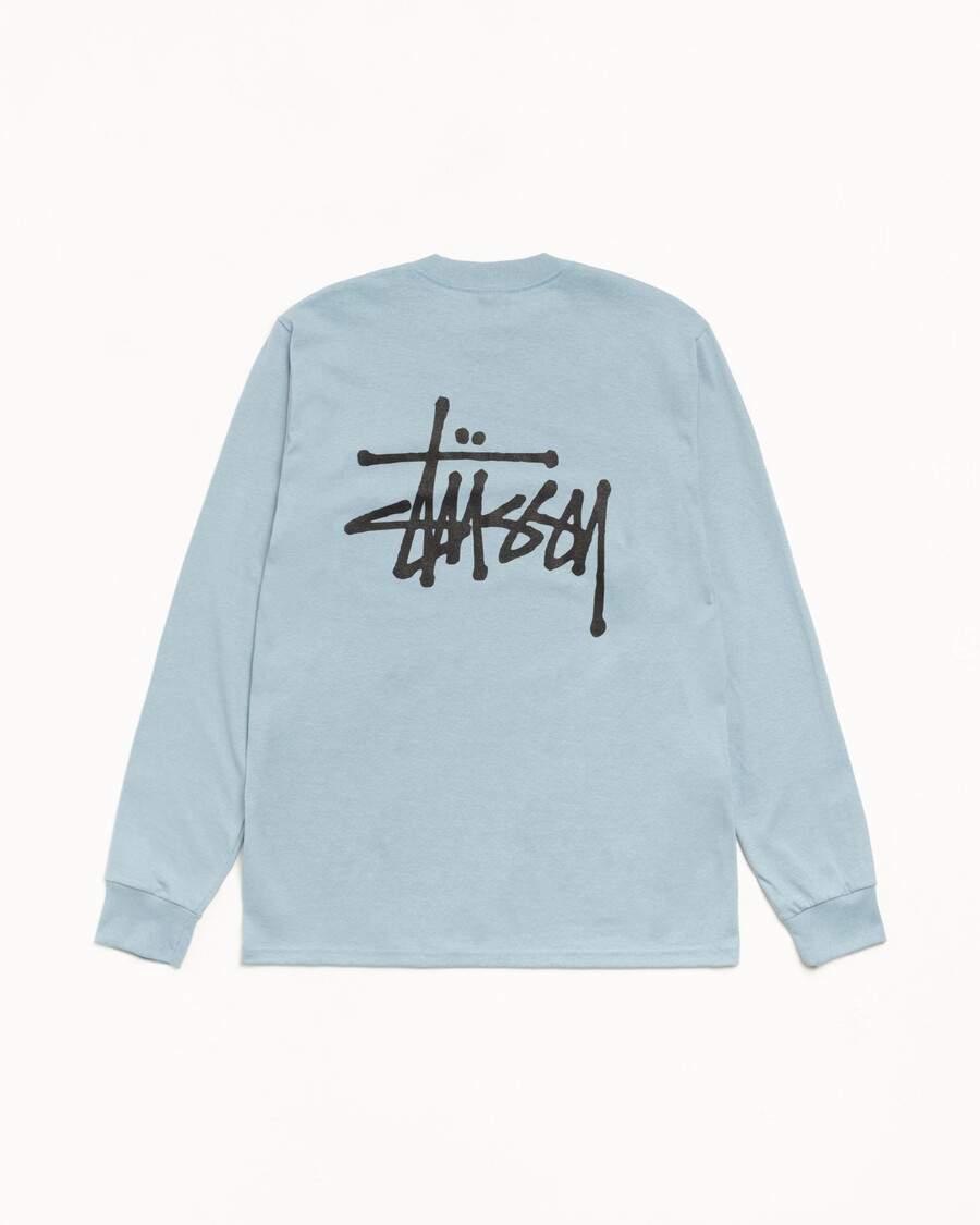 maglietta basic stüssy ls