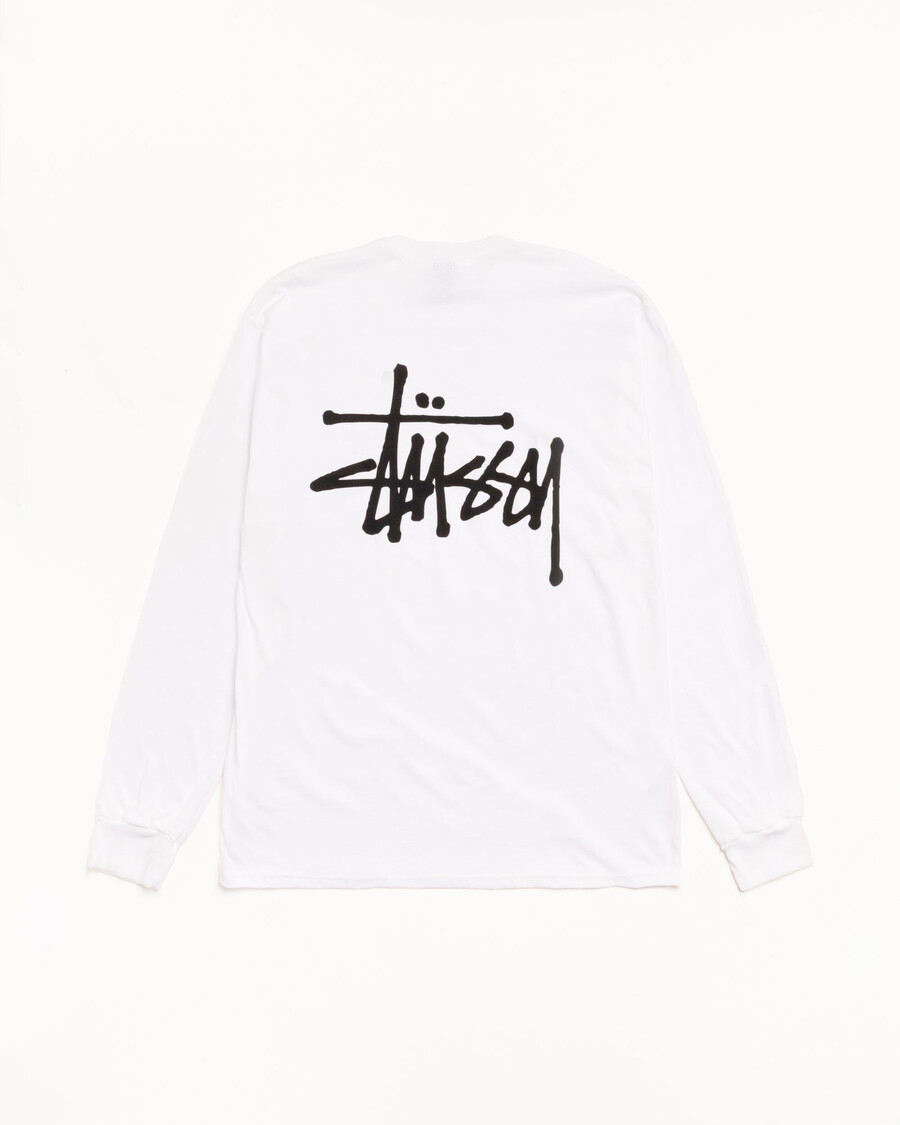 maglietta basic stüssy ls