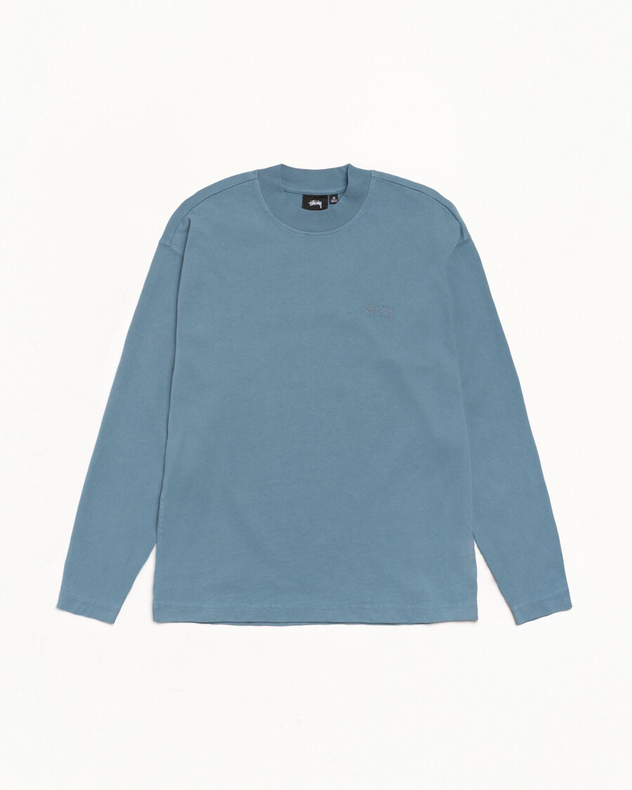 t-shirt a collo alto tinta in capo