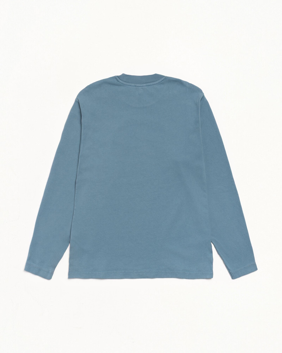 t-shirt a collo alto tinta in capo