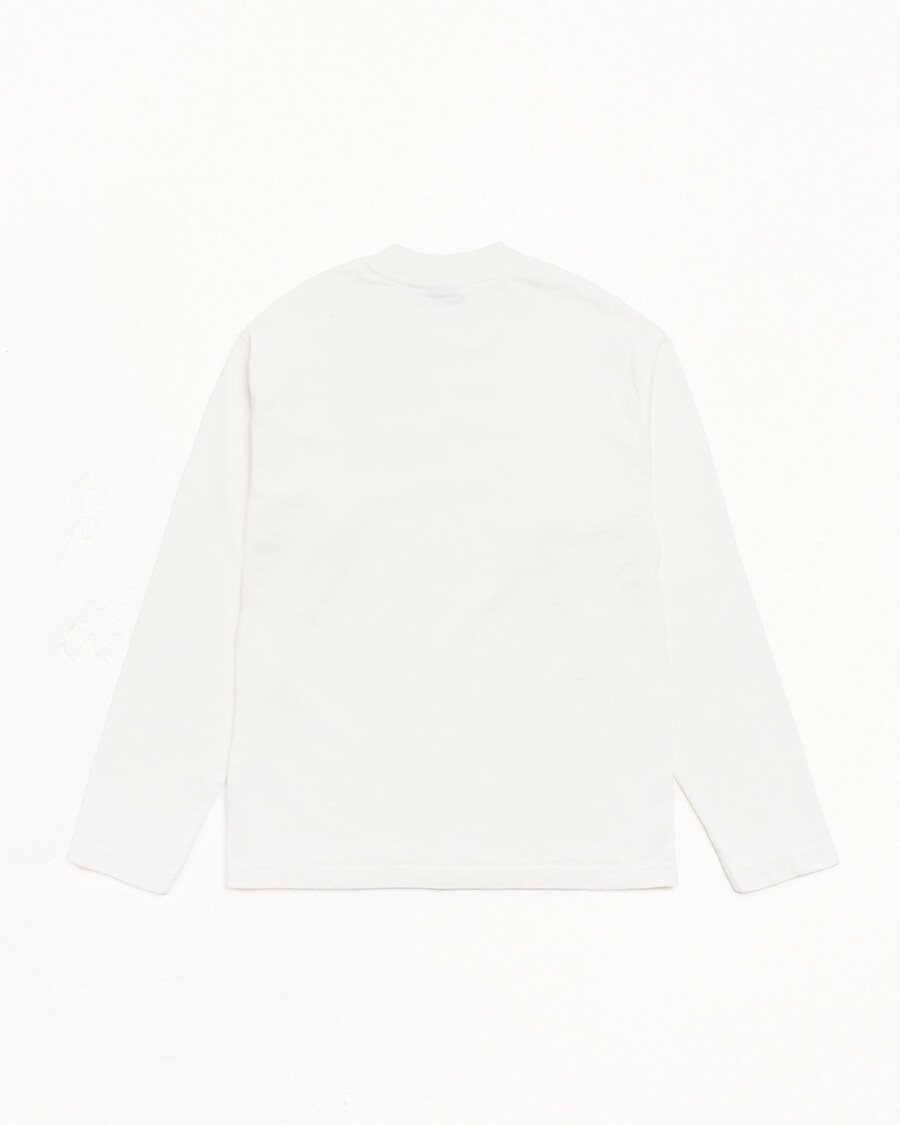 t-shirt a collo alto tinta in capo